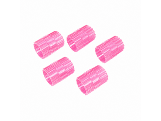 ver 0678.pink 5 Накладка на муфту карабина розовая 5 шт